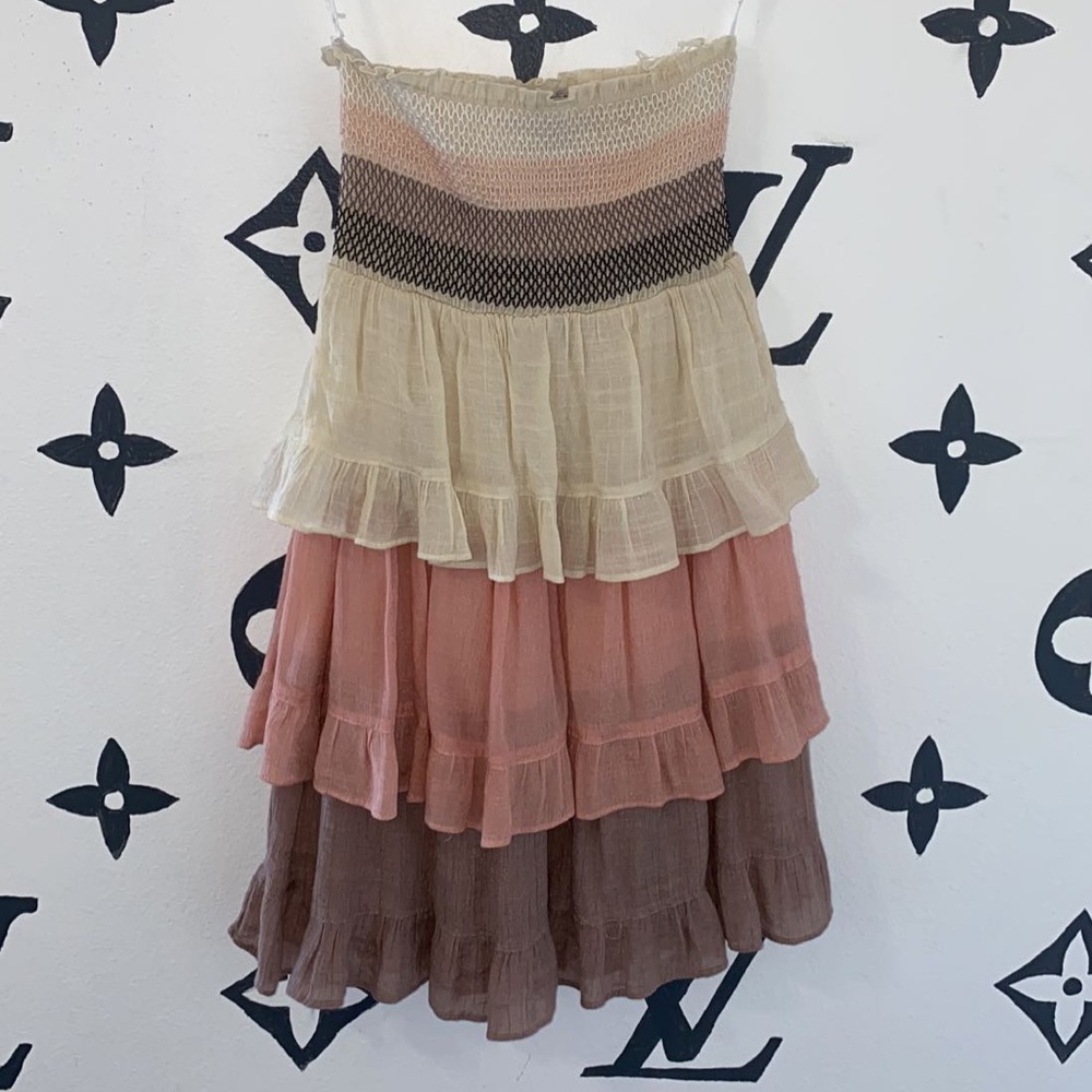 strapless dress